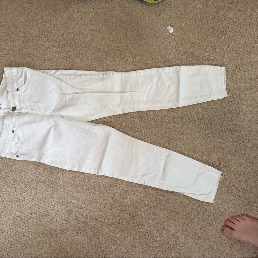 LOFT White Denim Jeans